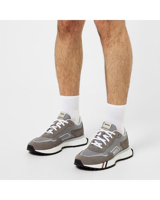 Boss White 3-Pack Quarter Sock for men