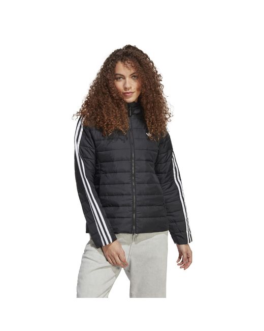 Adidas Originals Black Hooded Recycled Short Puffer Jacket