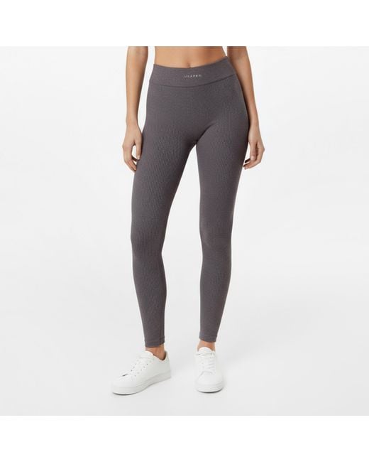 Usa Pro Gray Usapro Ribbed Leggings