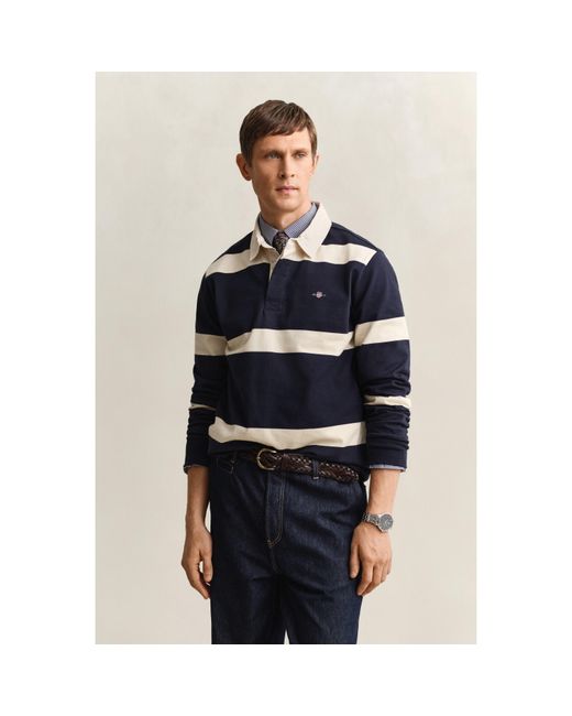 Gant Blue Rugby Polo Shirt for men