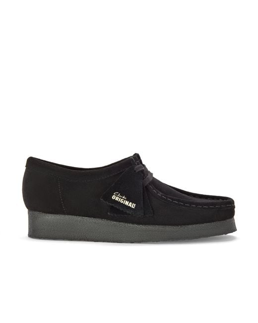 Clarks Black Wallabee Shoes for men