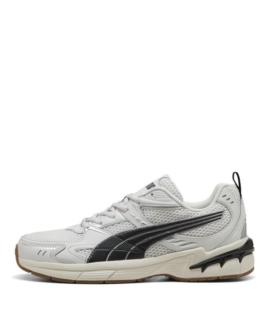 PUMA White Milenio Tech Low-Top Trainers