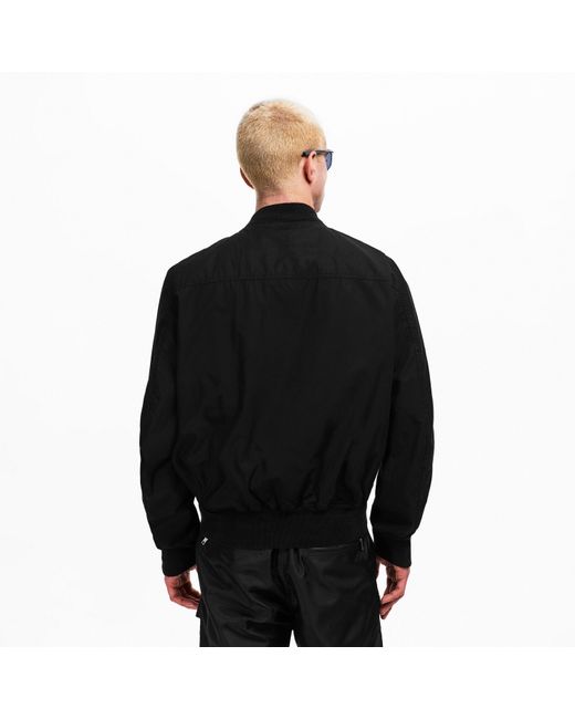Rick Owens Black Bomber Jacket for men