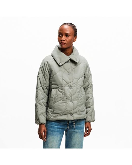 Varley Green Quilted Jacket
