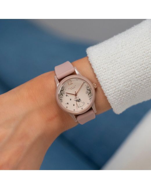 Radley Pink Floral Dial Watch