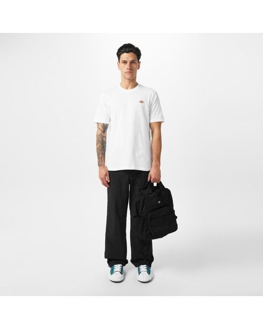 Dickies White Regular Fit Mapleton T-Shirt for men
