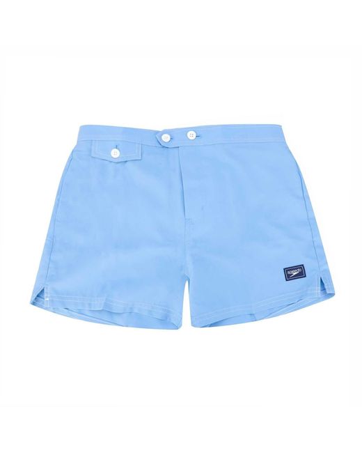 Speedo Blue Vintage Volley 14In Swim Shorts for men