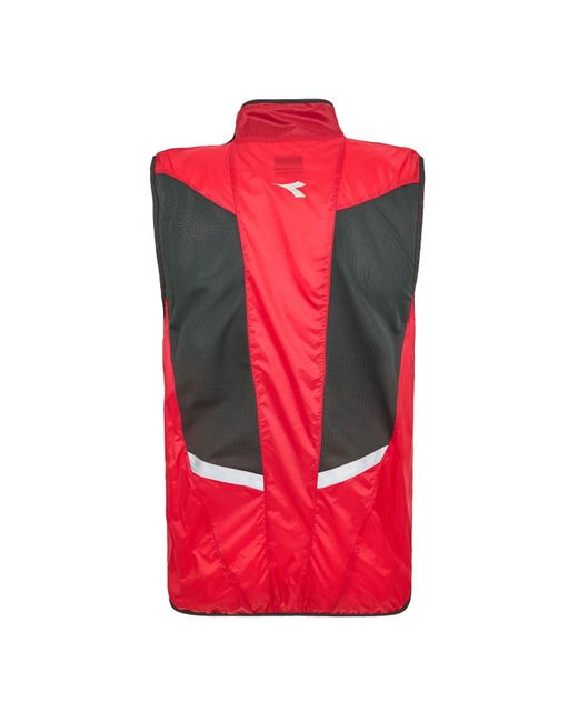 Diadora Pink U.Vest Team Gilet for men