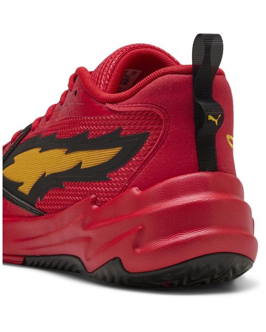 PUMA Red Scoot Zeros Retro Basketball Trainers for men