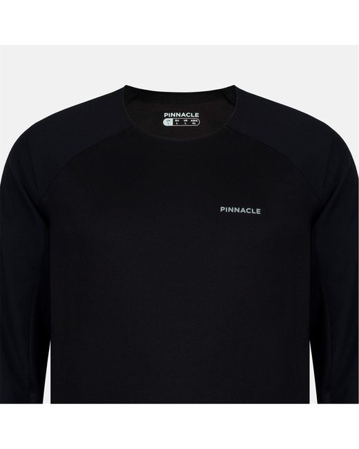 Pinnacle Black Long Sleeve Mtb Jersey for men