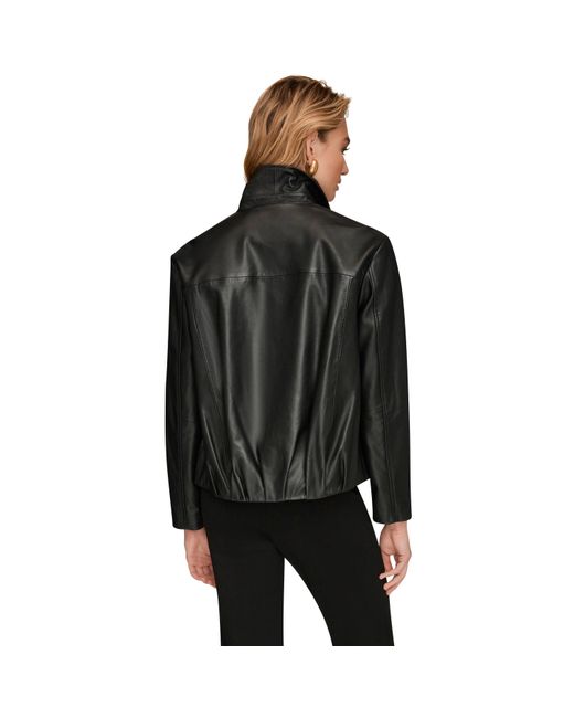 Donna Karan Black Leather Jacket