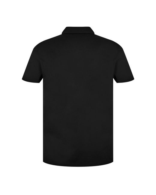 Roberto Ricci Designs Black Revo Short-Sleeve Polo Shirt for men