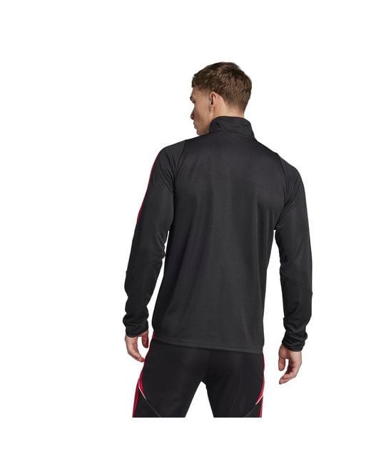 Adidas Black Tiro24 Tracksuit Top for men