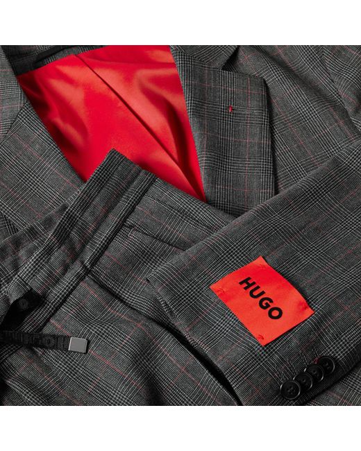 HUGO Gray Hanfred/Goward224Xwg Suit for men
