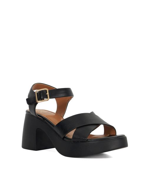 Dune Black Jolanda Heeled Sandals
