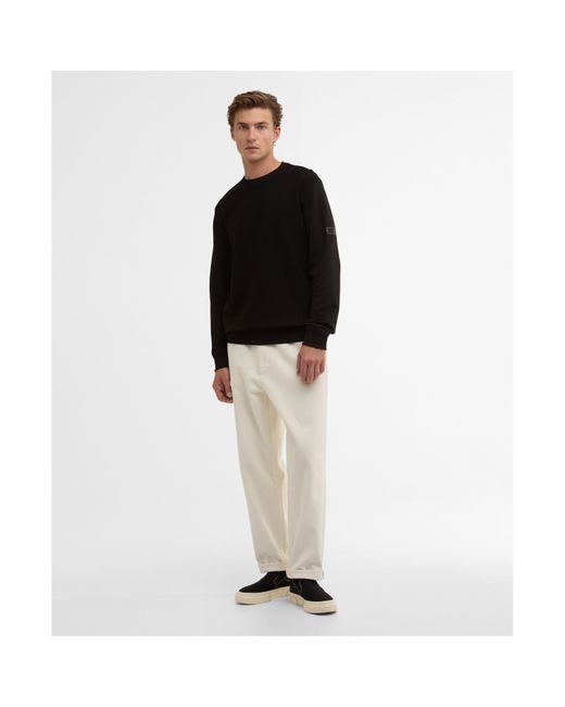 Barbour Black Kaspain Sweatshirt for men