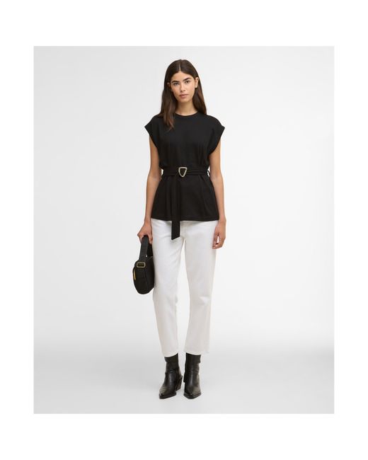 Barbour Black Alexis Oversized T-Shirt