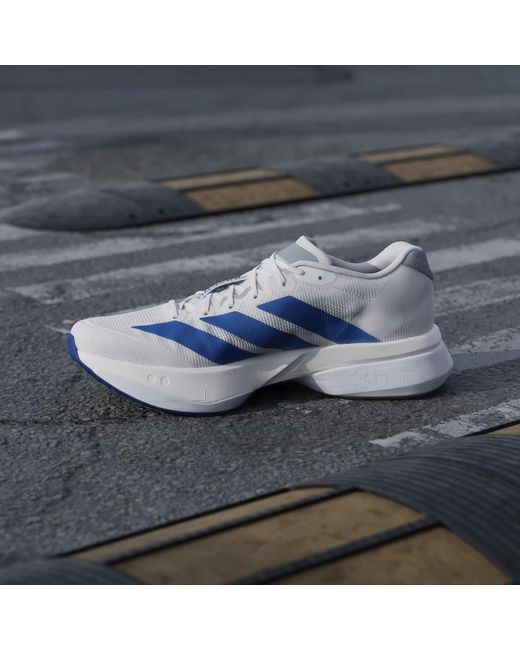 Adidas Blue Adizero Boston 13 Road Running Shoes for men