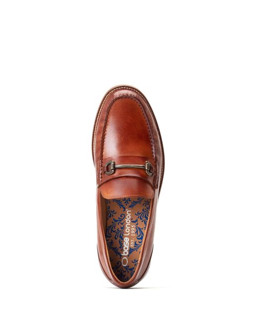 Base London Red Madison Loafer for men