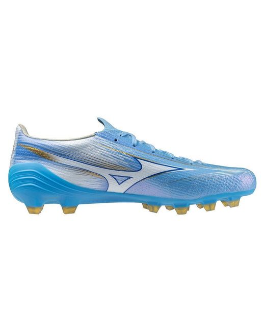 Mizuno Blue Alpha Elite Soft Ground Rugby Boots for men