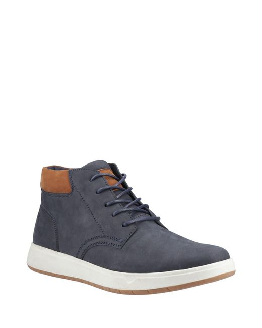 Hush Puppies Blue Bronko Chukka Boot for men