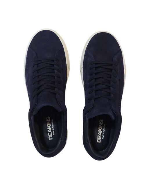Deakins Blue Low-Top Trainers for men