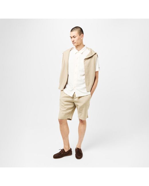 Tommy Hilfiger White Short Sleeve Plain Shirt for men
