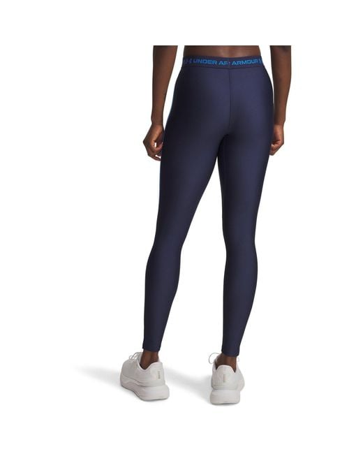 Under Armour Blue Heatgear Rib Gym Leggings