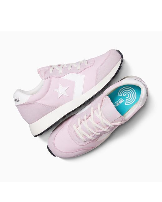 Converse Pink Adults Omega Trainer Classic Low-Top Trainers