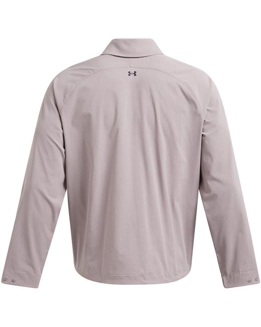 Under Armour Gray Vented Midweight Bomber Jacket for men