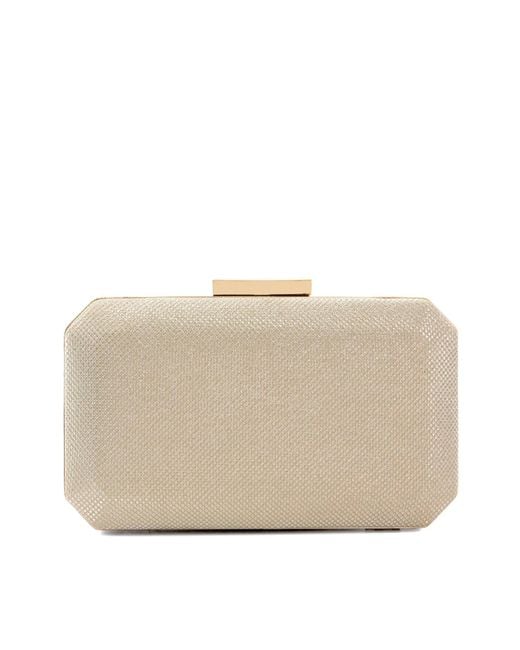 Dune Natural Bestieo Clutch Bag