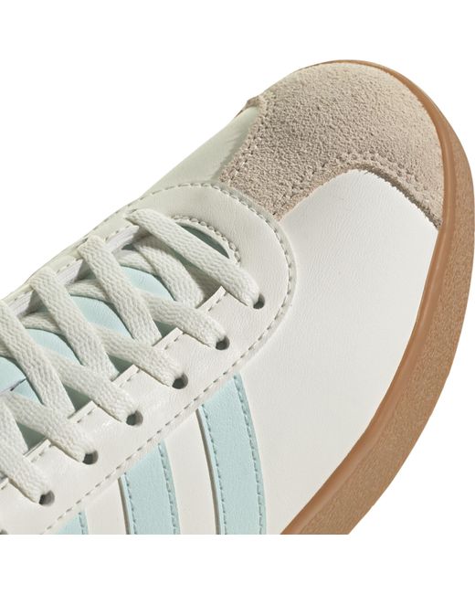 Adidas White Vl Court Base Shoes