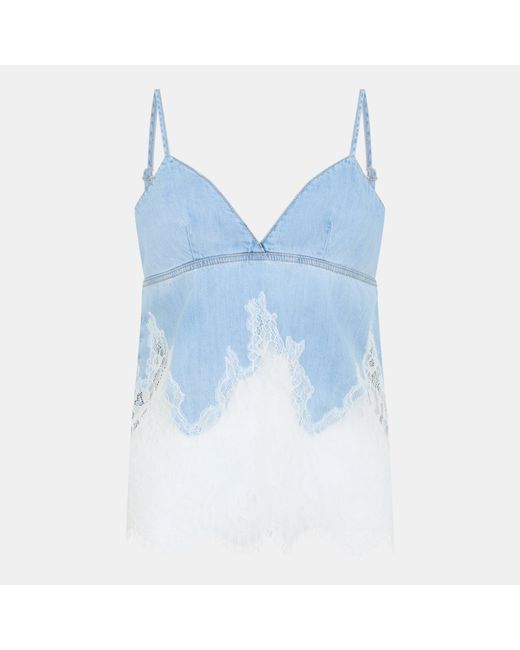 DIESEL Blue Wrap Top