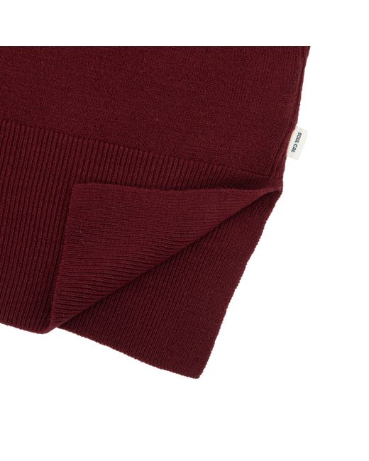 SoulCal & Co California Red Cal Long Sleeve Polo Jumper