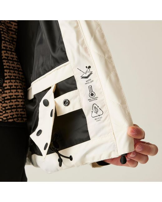 Dare 2b Natural Enfold Heat-Sealed Detachable Hood Insulated Waterproof Jacket