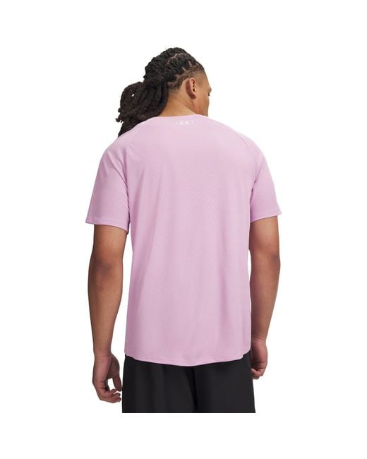 Under Armour Purple Tech 2.0 Short Sleeve T-Shirt for men