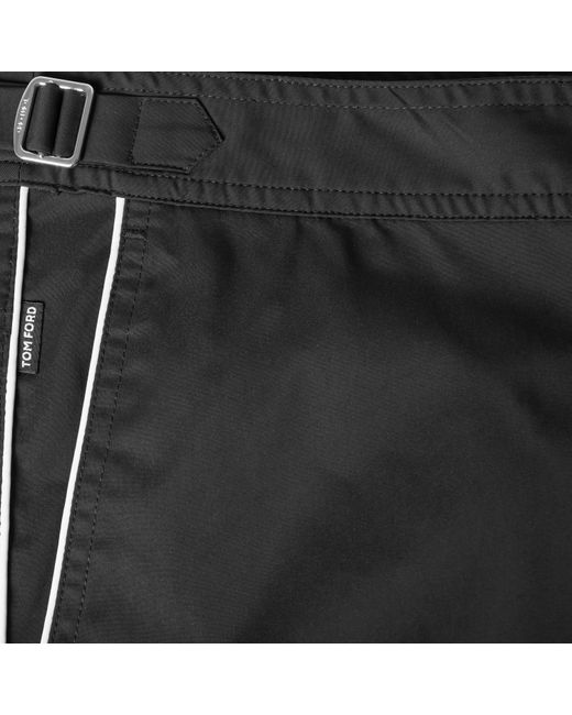 Tom Ford Blue Tf Poplin Swim Shorts for men