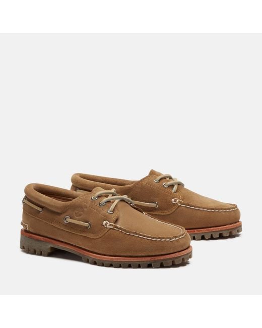 Timberland Brown Authentic Boat Shoe For