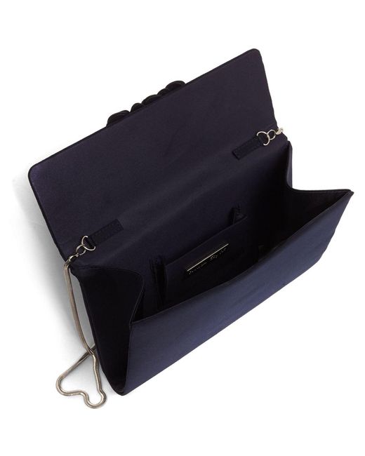 phase eight navy clutch bag