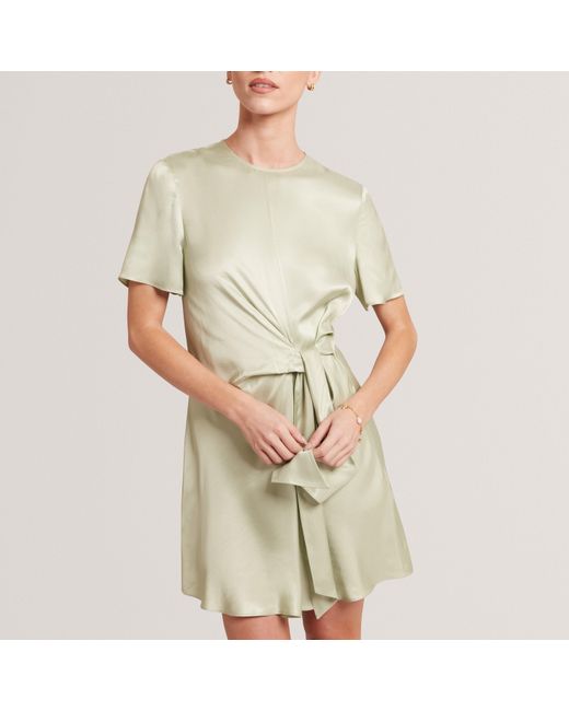 Ted Baker Green Mini Tie T-Shirt Dress