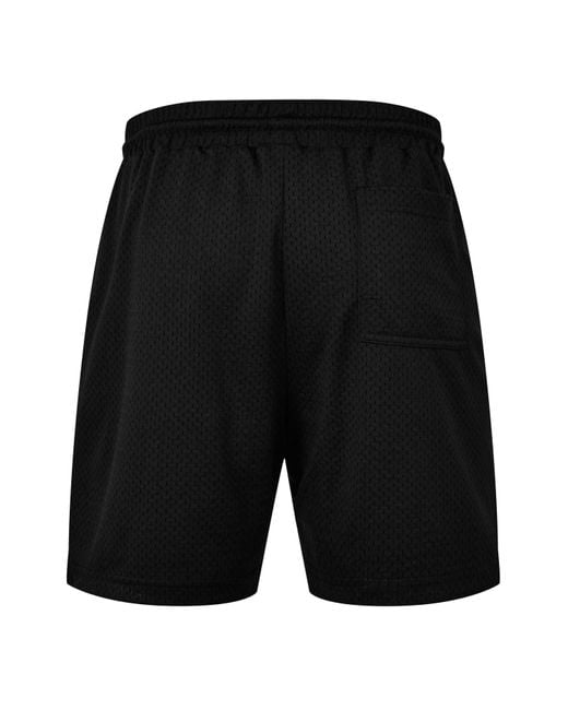 Represent Black Owners Club Mesh Breathable Woven Tracksuit Shorts for men