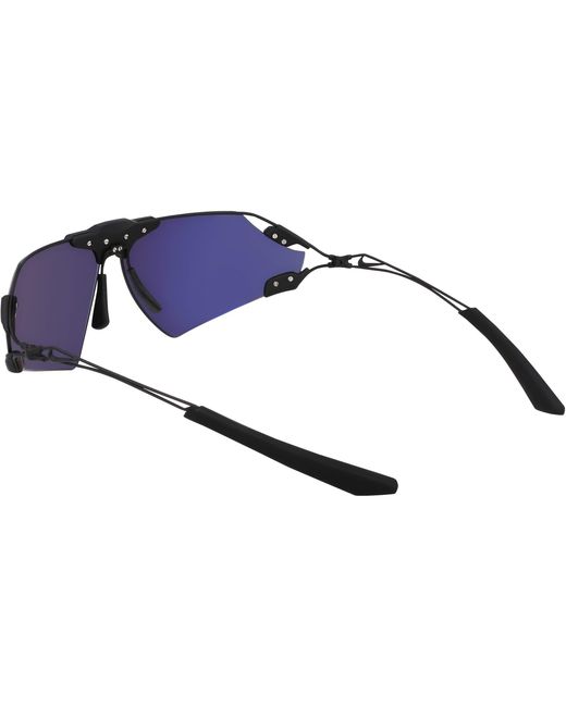Nike Blue Zeus Edge P Wrap Sunglasses