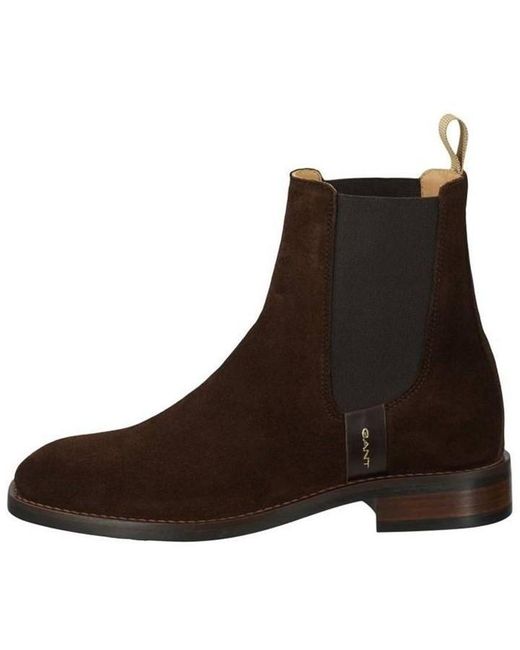Gant Brown Fayy Suede Chls Ld33