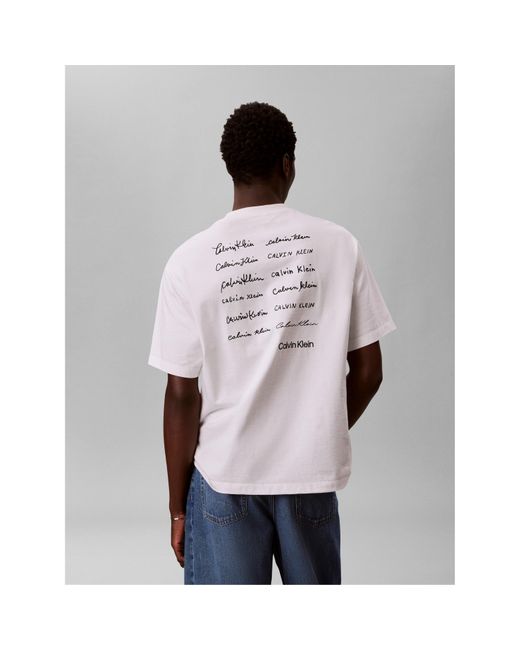 Calvin Klein White T-Shirt for men