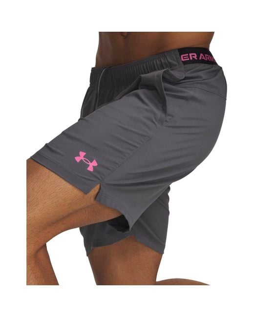 Under Armour Blue Ua Vanish Woven 6In Shorts for men
