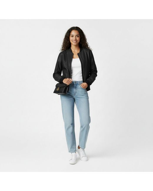 Jack Wills Black Aviator Jacket