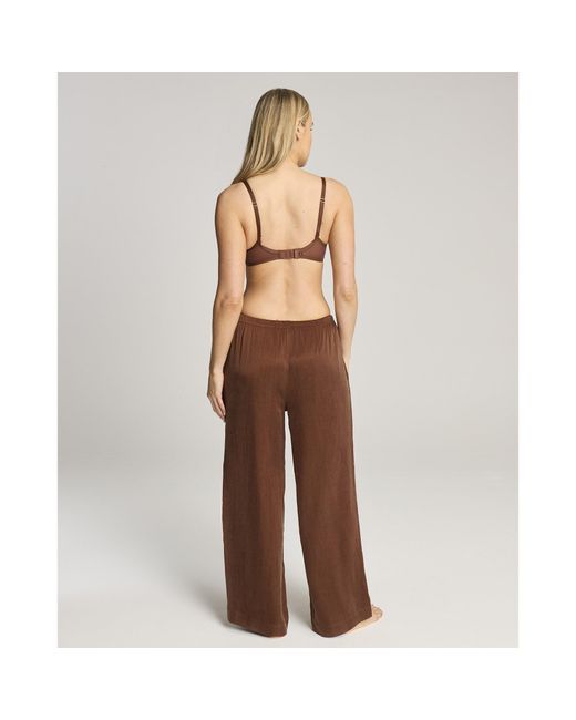 Nudea Brown Eco-Luxe Drawstring Trouser