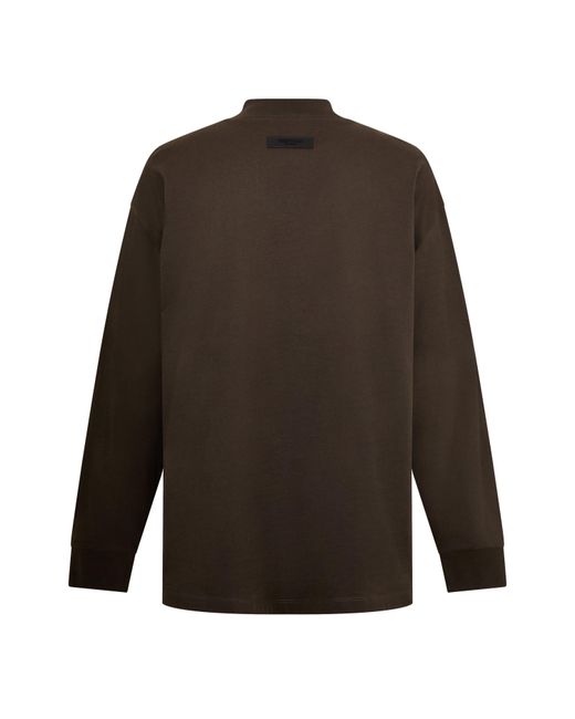Fear Of God Brown Long Sleeve T-Shirt for men