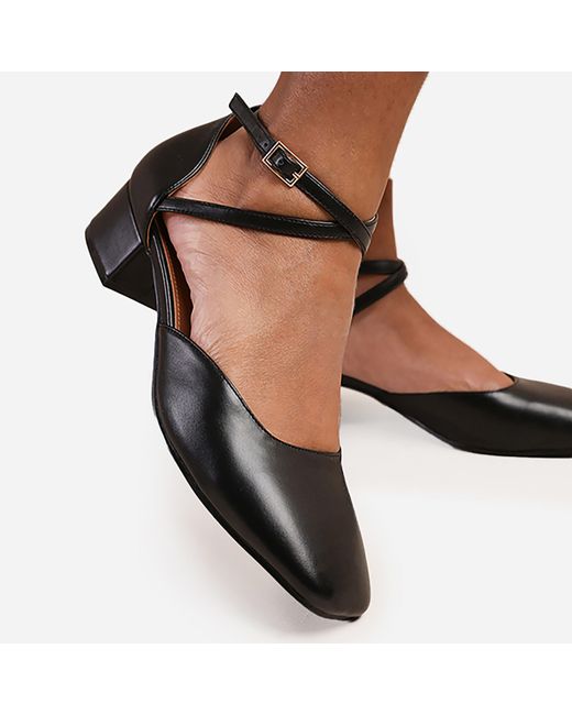 Where's That From White Wheres Low Ankle Strap Block Heels