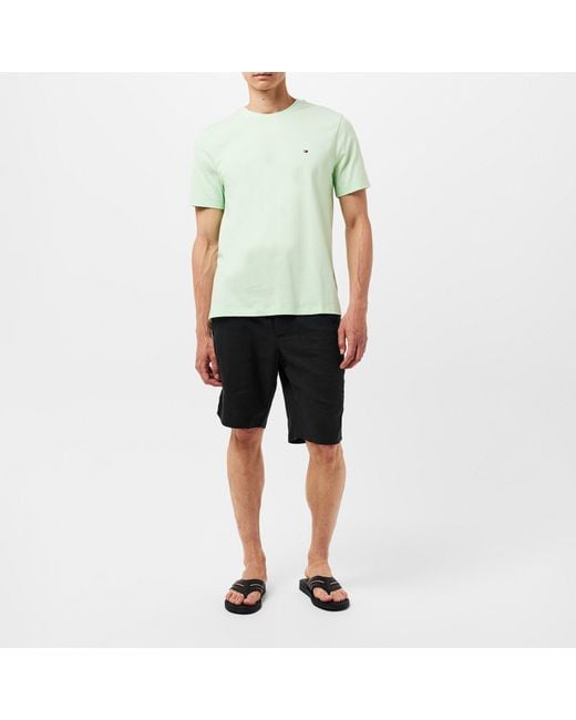 Tommy Hilfiger Black Core Toe Post Flat Sandals for men